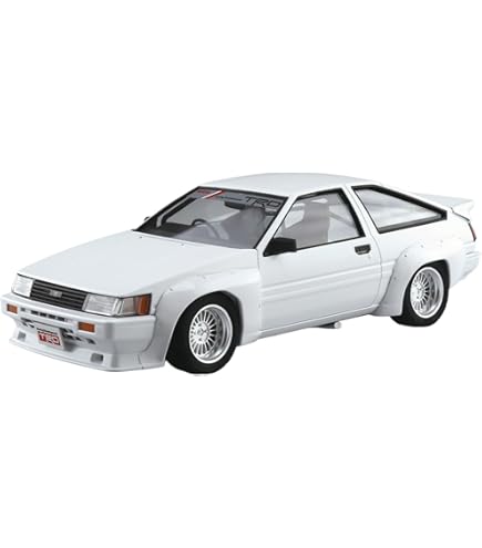 Amazon | 未開 アオシマ 1/24 DISM トヨタ AE86 カローラ レビン 前期